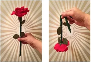 Rose Magic Accessories Close up Illusions periodic boycott valid barely Gimmicks Comedy Mentalism Props for Magicians SUMAG The Breakaway Flower Magic Tricks Break Restore 