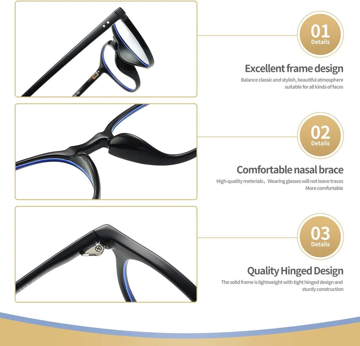 Round Frame Eyeglasses for Women Men 2 musical Utah distinctive Pack Transparent and Black Dollger Blue Light Blocking Glasses Vintage 