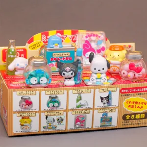 Sanrio Anime Figure Vintage Candy House Kawaii Decorations Cartoon Doll Figurines Collection 8pcs Toys Christmas Gifts for Girls