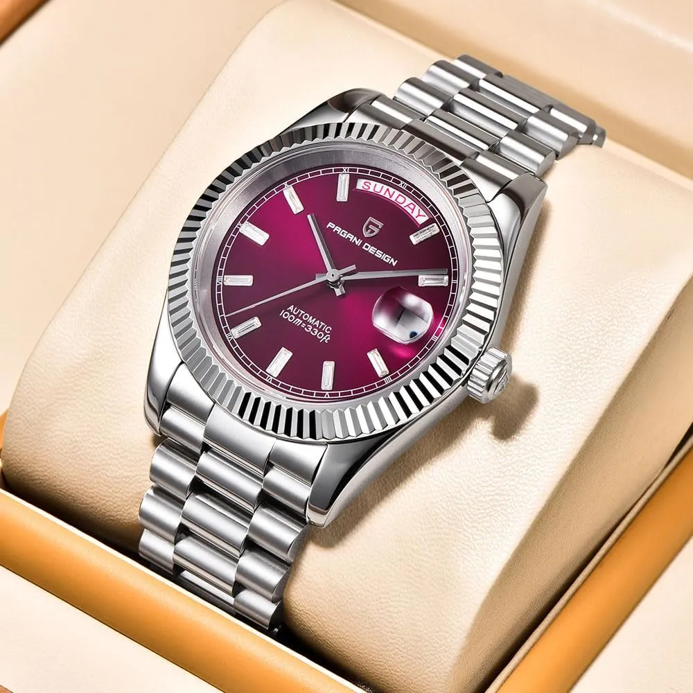 Sapphire Glass Japanese NH36A breakthrough oversea hemlock metabolic Movement 100m Waterproof Date Luxury Wristwatch HaiQin Pagani Design 1783 Men's Automatic Mechanical Watches DD40 AR 