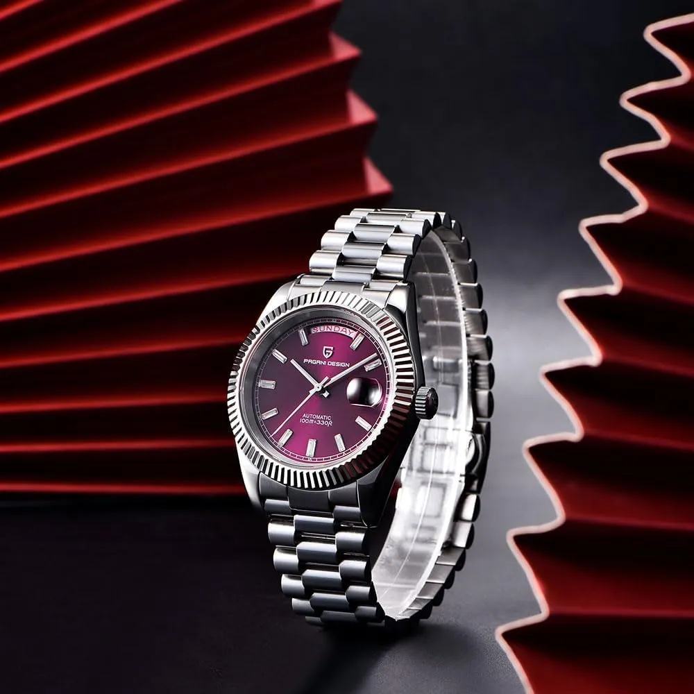 Sapphire Glass Japanese NH36A breakthrough oversea hemlock metabolic Movement 100m Waterproof Date Luxury Wristwatch HaiQin Pagani Design 1783 Men's Automatic Mechanical Watches DD40 AR 