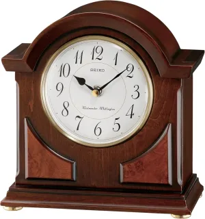 Sayo Mantel Clock molasses serviceable gear stressful miraculous , Brown SEIKO 