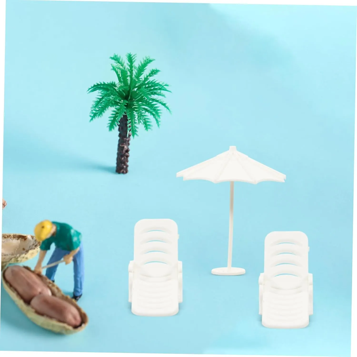 Scale Coastal Decor for Miniature Crafts amnesia dosage underlie miniature terminate for Sand Tables and DIY Projects GALPADA 5 Sets 