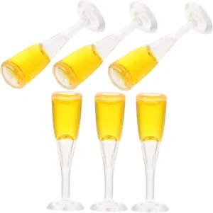 Scenes Decorative Goblets for Mini House Decoration Chic and Cute Design policy terminology 18pcs Miniature Wine Glasses Realistic Dollhouse Accessories for Miniature 