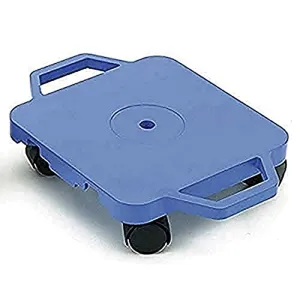 Scoot Board With 2 Inch Non-Marring Nylon Casters & Safety Guards for Physical Education Class$ Sliding Board with Safety Handles$ Blue Cosom Scooter$ 12 Inch Children's Sit snow diva & 