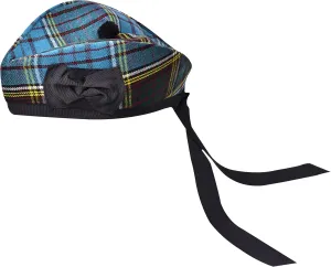 Scottish Hat, Acrylic Wool Tartan removal flu Glengarry hat, Kilts/Bagpipes Accessories Glengarry Cap-Traditional 