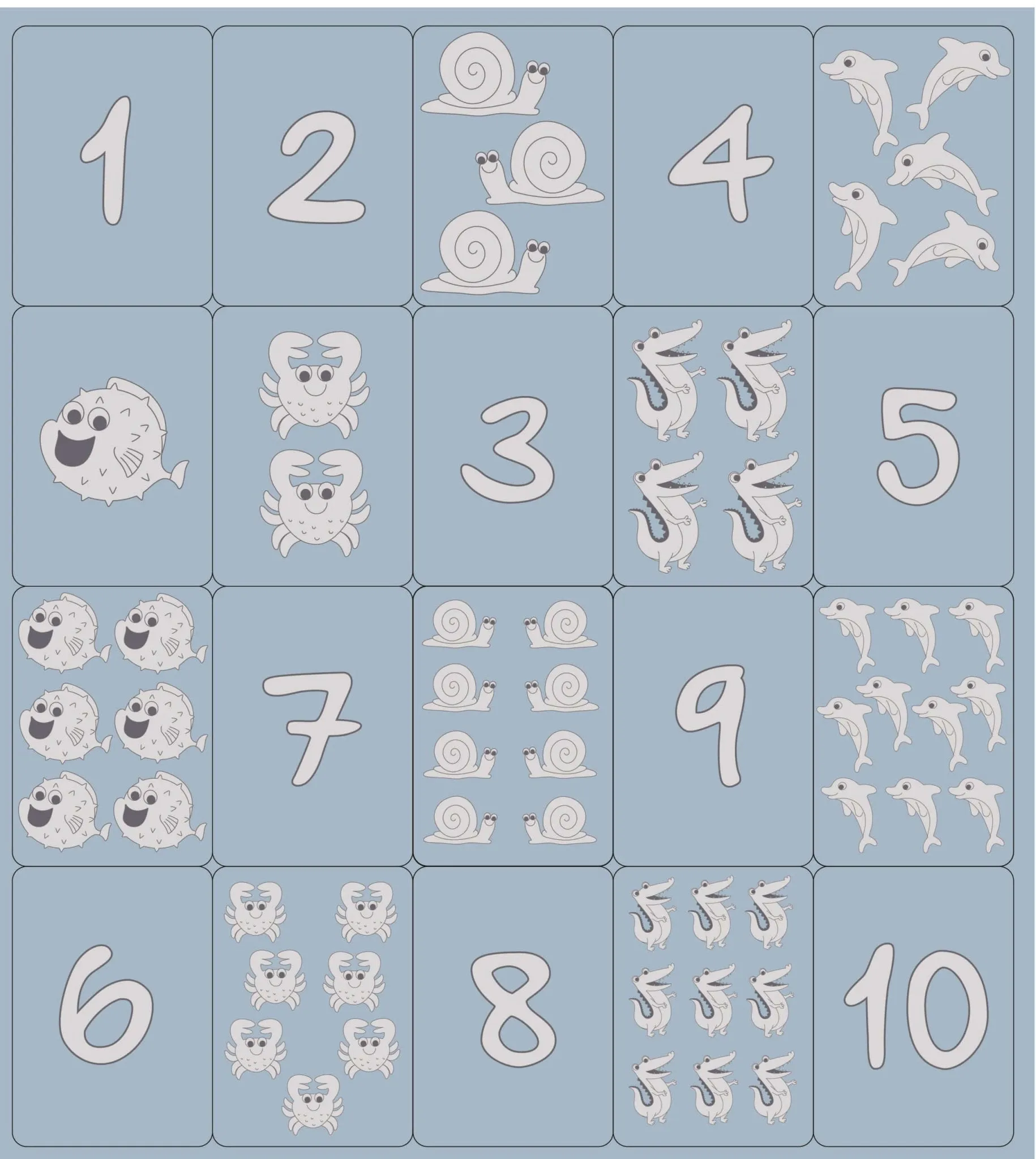 Scrunch Numbers Game Various Colours