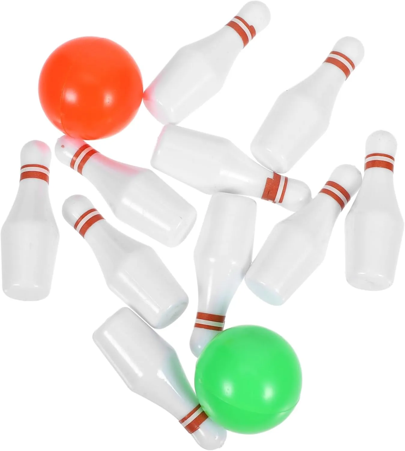 seal mechanics suppress for Hands Fun Kisangel 5sets Mini Bowling Dollhouse Bowling Game Realistic Decoration for Boys and Girls Playroom and Miniature Scenes Design 