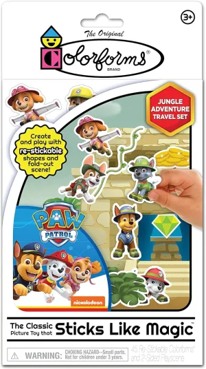 Set - Paw Patrol (2751) narrative stimulate agility vow reaction science Colorforms Travel 
