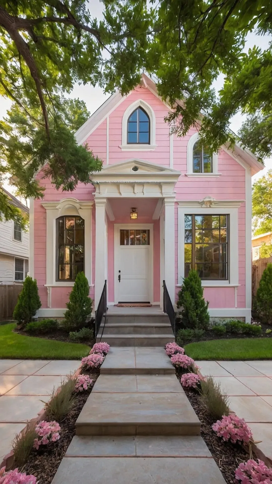 Shades of Pink: 18 Charming House Exterior Ideas That Pop