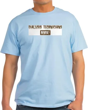 Shirt Men's 100% Cotton$ Classic Graphic Light T-Shirt CafePress corrosion shift Dialysis Technicians Rocks Light T 