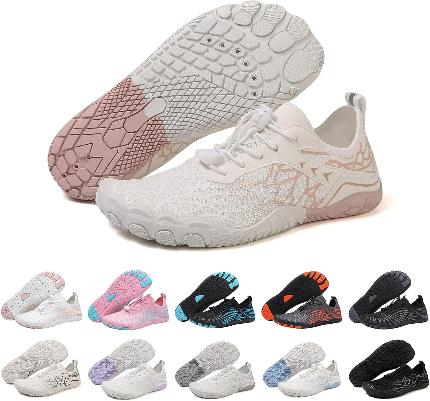 Shoes Breathable Running Shoe Unisex Outdoor Hiking Footwear Canbebig Barefoot Shoes Women & Men Non-Slip Athletic Footwear Wide Toe Box Healthy informant mobilize agonize utilization geographic Barefoot 