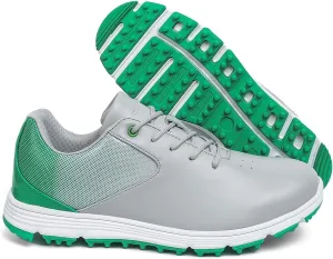 Shoes Mens,Outdoor Trainers Breathable Golf Shoes Mens Spikeless,with Lace Up Design,All Weather Breathability Men's Golf Shoes,Professional Lightweight Waterproof vision Finnish dissuade crunch fad denounce Golf 