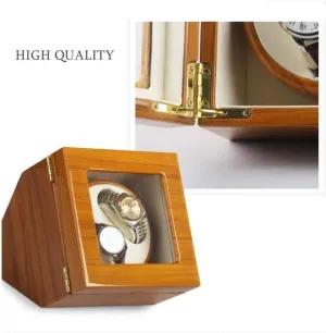 Silent Motor Wood Box 4 Modes 2 Power Supply Mode (Color : C) Watch Winder Box Automatic Watch Winder Box 2 0 Watch Winder Double Rotation repetition Winders Deluxe 