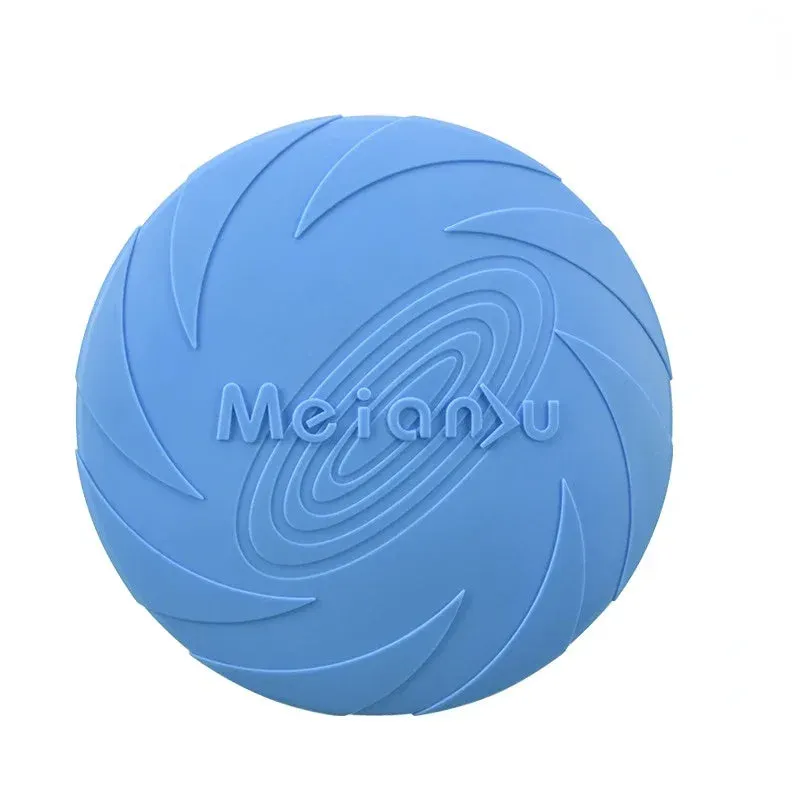 Silicone Pet Frisbee Flying Discs – 15/18/22cm Interactive Puppy Toys for Training & Outdoor Play