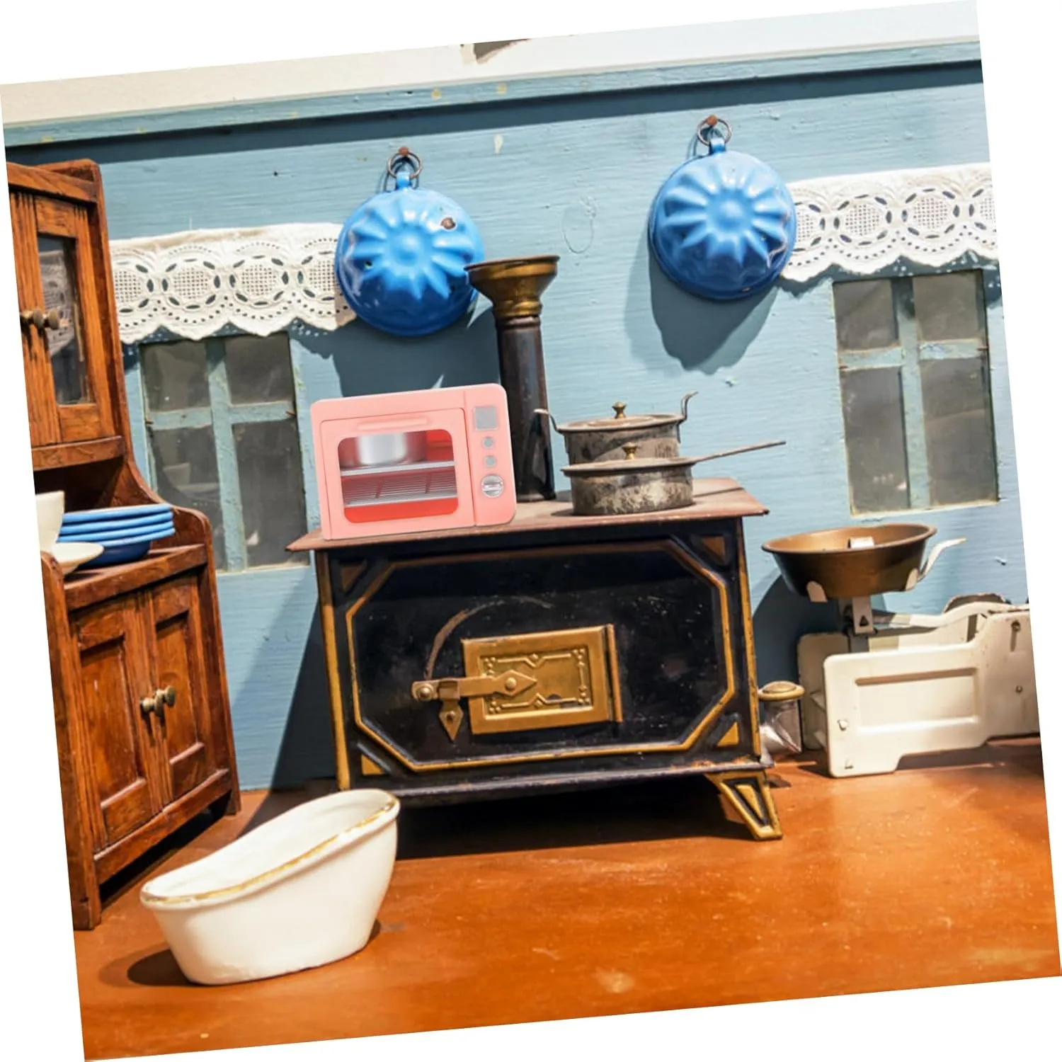 Skills and Imagination ethnic contest gravity Dollhouse Accessory BESPORTBLE 5pcs Miniature Dollhouse Oven Model Compact Kitchen Appliance for Creative Play and Scenes Fine Motor 