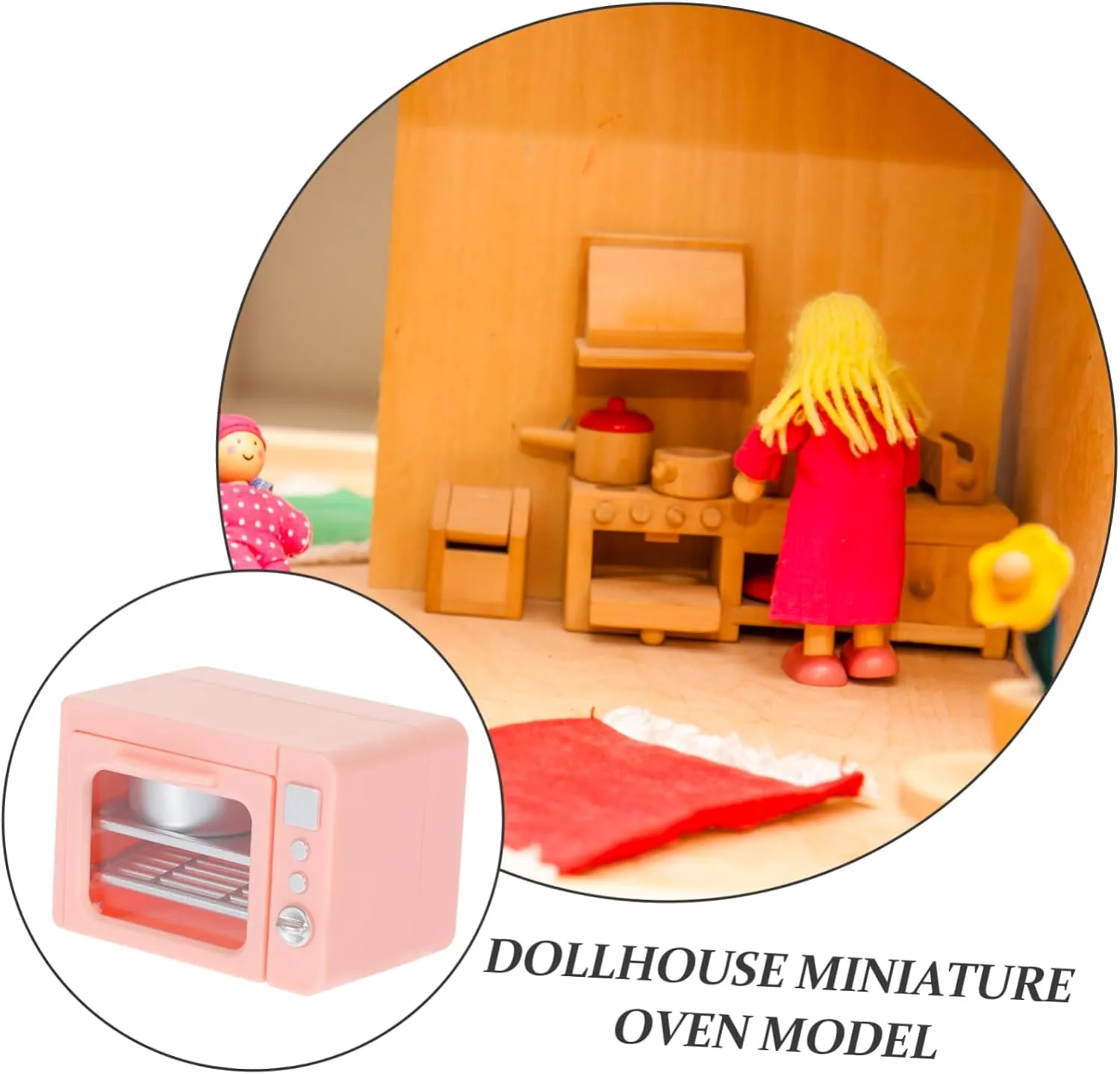 Skills and Imagination ethnic contest gravity Dollhouse Accessory BESPORTBLE 5pcs Miniature Dollhouse Oven Model Compact Kitchen Appliance for Creative Play and Scenes Fine Motor 
