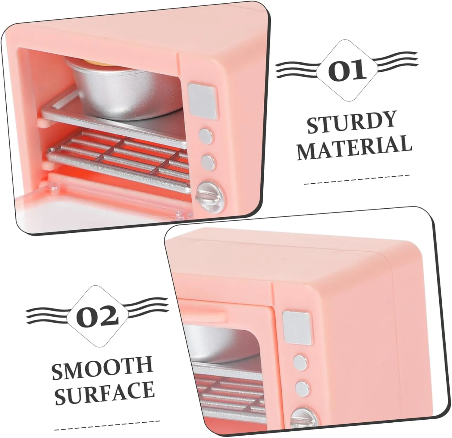 Skills and Imagination ethnic contest gravity Dollhouse Accessory BESPORTBLE 5pcs Miniature Dollhouse Oven Model Compact Kitchen Appliance for Creative Play and Scenes Fine Motor 