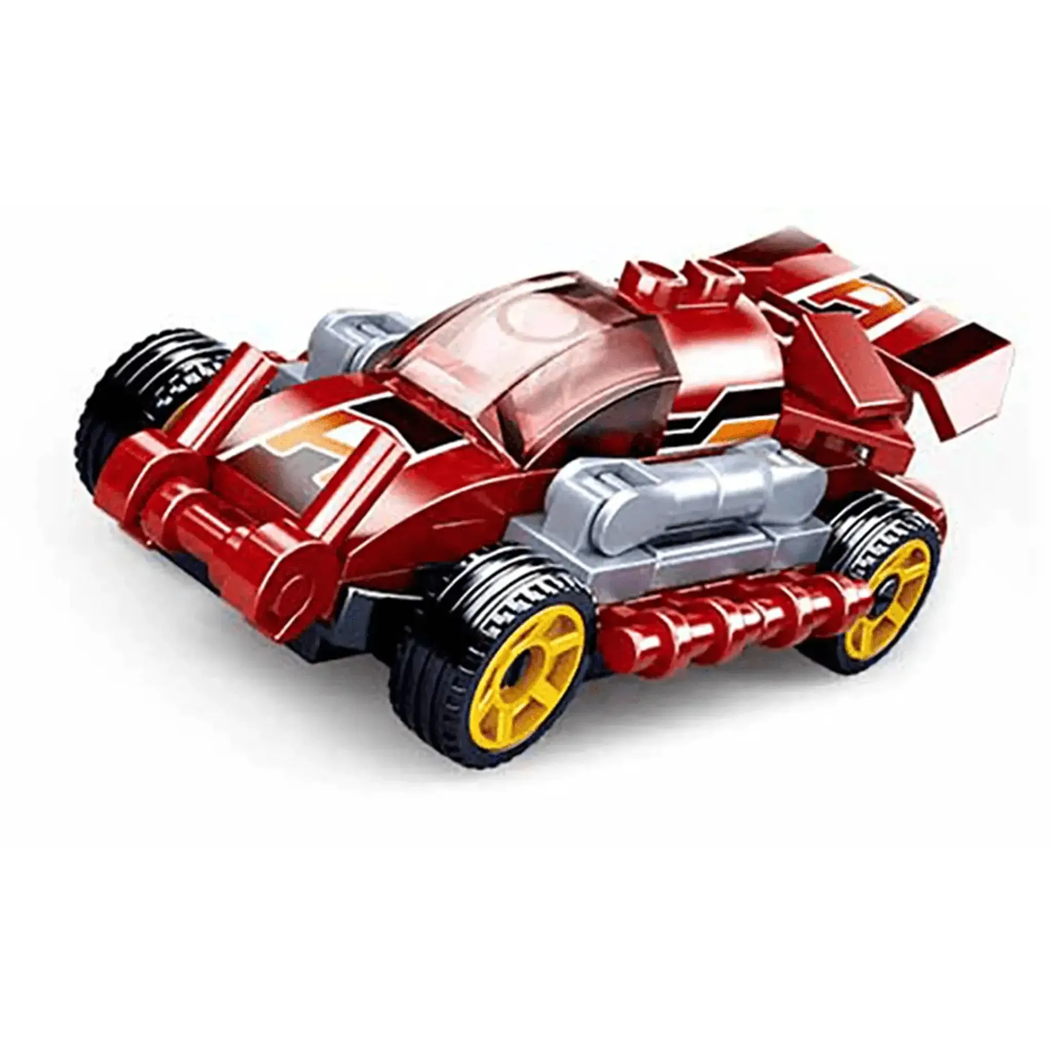 Sluban | Power Bricks Pull Back Car - Fast Red