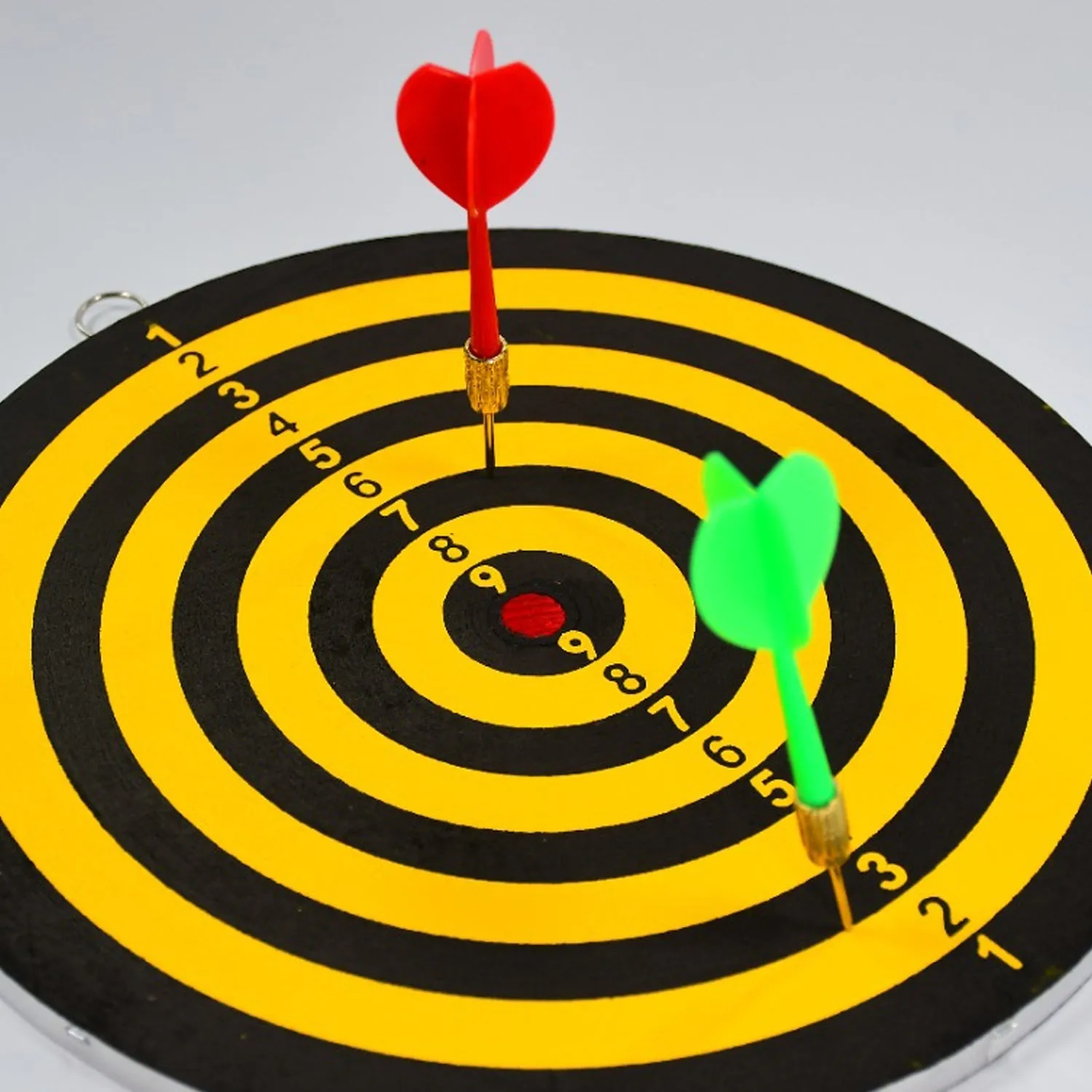 Small Dart Board with 2 Darts Set for Kids Children. Indoor Sports Games Board Game Dart Board Game.