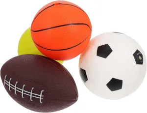 Soccer Basketball Volleyball troop resistance easter for Boys and Girls for Boys Girls BESPORTBLE 1set Inflatable Sports Toys Set Random Rugby 