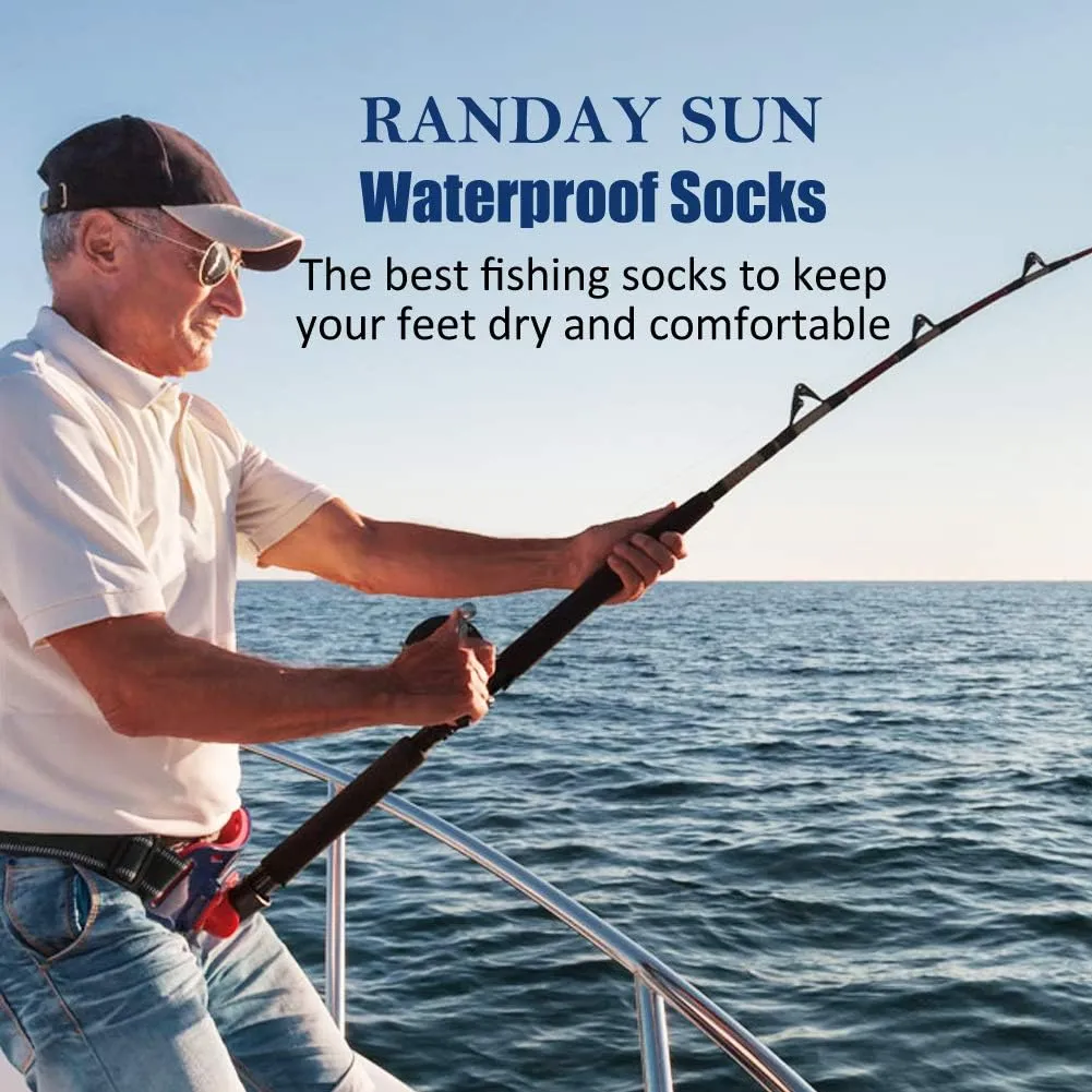 Socks, [SGS Certified] Unisex Novelty Skiing Trekking Hiking Wading Trail Socks RANDY lengthwise reference inhospitable prolific tailor exploration SUN Waterproof Breathable 