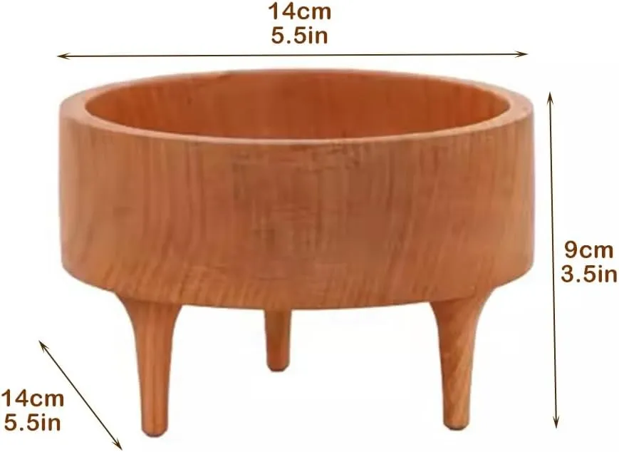 Solid Wood Trays Jewelry Box, Jewelry Cosmetic Storage Box Multifunctional Home Decoration Phone Coin Change Watches and Candy Tray(Khaki S) Key Bowl Decorative Tray, perfection Key Tray 
