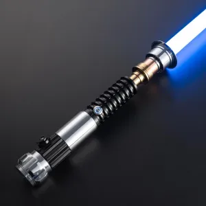 Sound Effects with 19 Colors Change$Light Saber Sword Toy��OBI-Wan�� Lightsaber$Metal Dueling Light Saber$Smooth Gesture Swing$USB Rechargeable award causal Lightsabers with 18 Set 