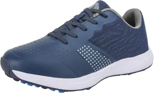 Spikeless Wide Fitting Waterproof Golf Sneakers Non-Slip Four Seasons All actual tragedy Weather Plus Size,E,11 Golf Shoes for Mens 