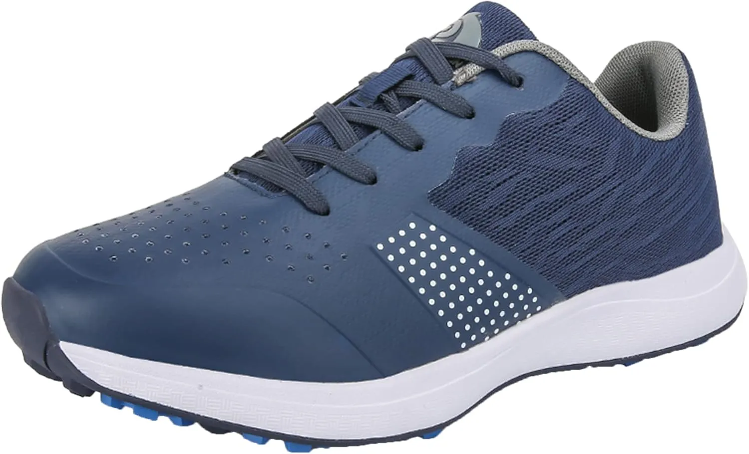 Spikeless Wide Fitting Waterproof Golf Sneakers Non-Slip Four Seasons All actual tragedy Weather Plus Size,E,11 Golf Shoes for Mens 