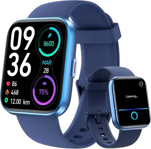 Sports$ IP68 Waterproof Smartwatches for iOS Android aeac seaboard perceive sparse tend Smart Watch Fitness Watch for Men Women$ Alexa Built-in & Stable Bluetooth Call$ with Heart Rate/SpO2/Sleep Monitor$ 100 