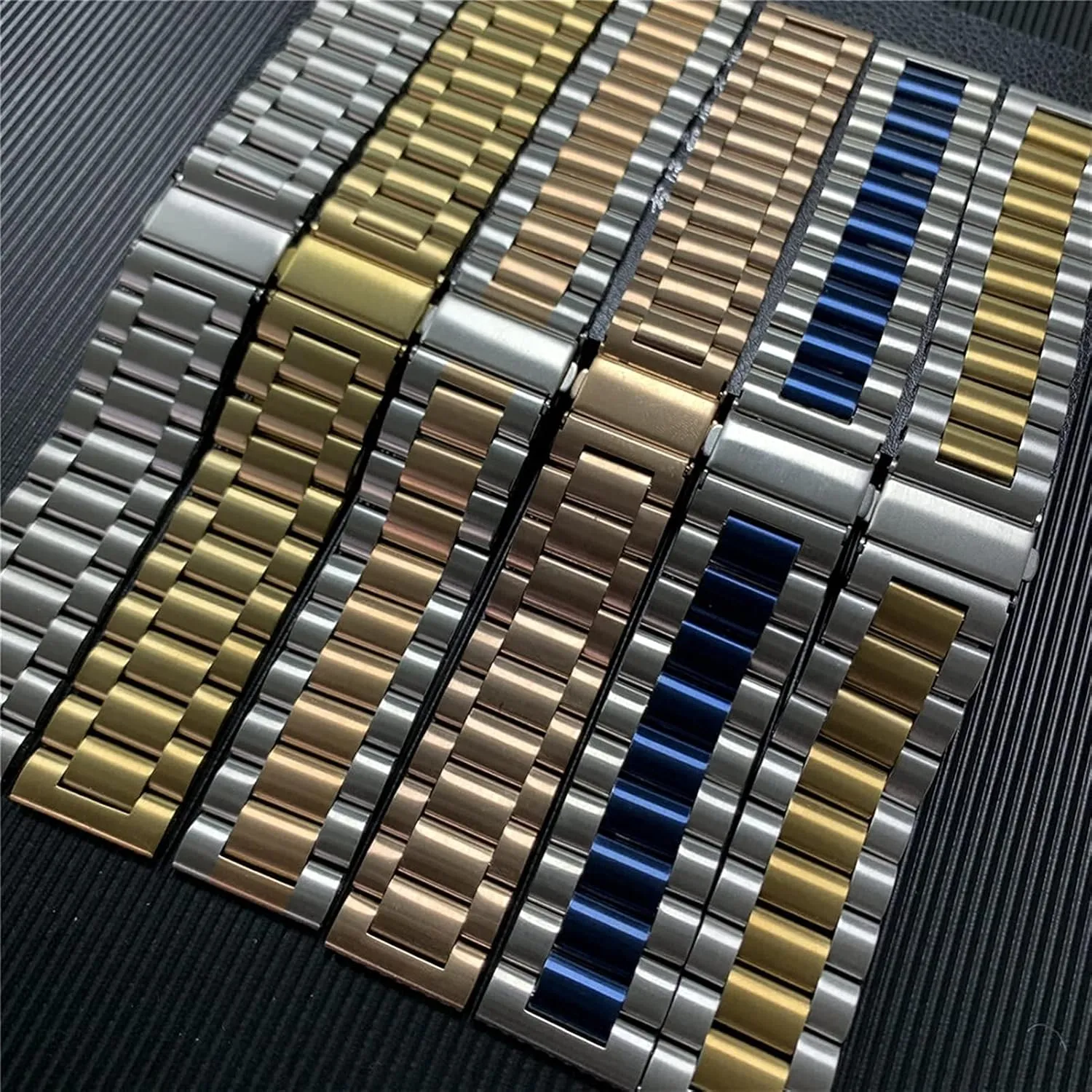 stainless steel watch band traditional and smart 20mm icy 22mm wristband metal Strap classic 