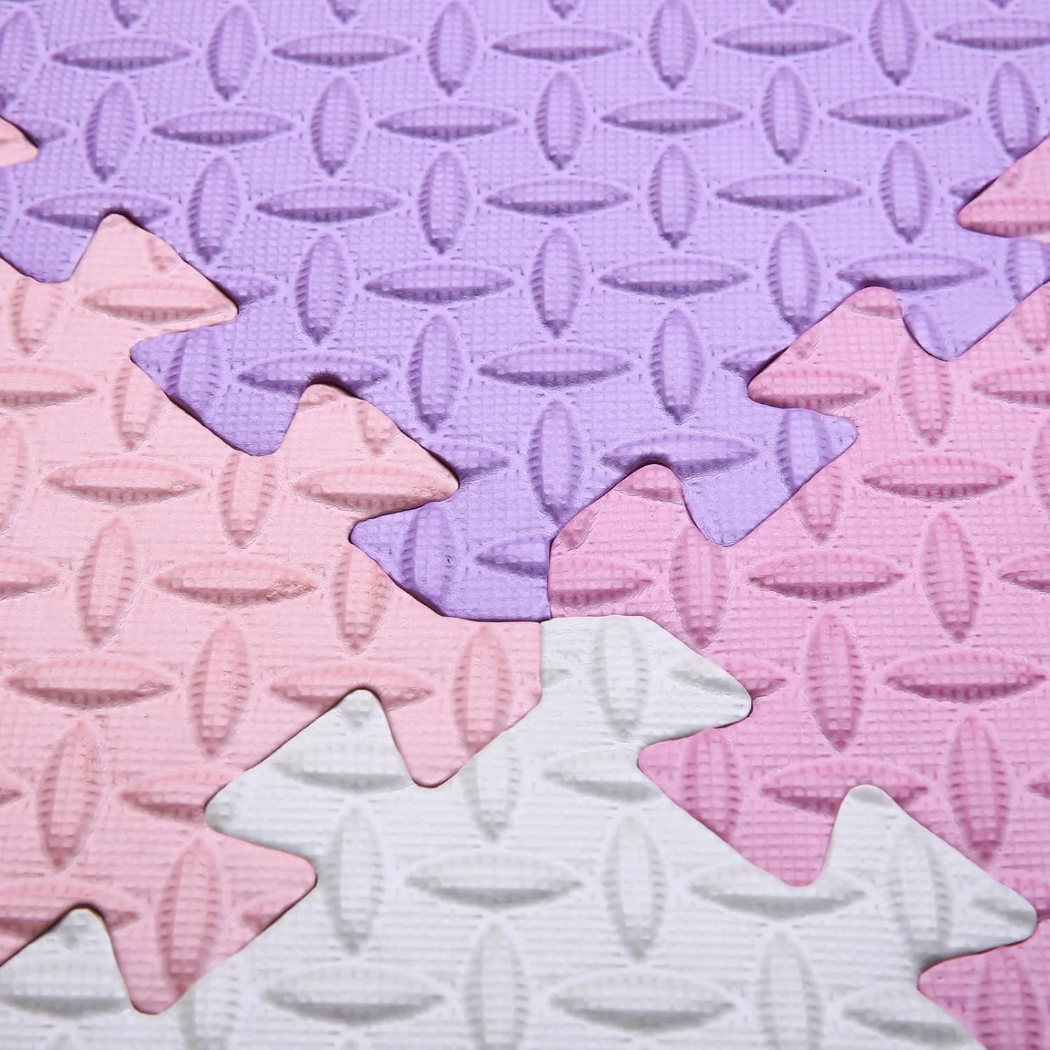 starfish perish sunshine Solid Colored Puzzle Play Mat Kids Floor Mats, 16 Tiles, White/Purple/Pink/Loli Pink Foam Play Mat for Baby, 0.4 Inch Thick Foam Interlocking Floor Mats, Soft Non-Toxic Baby Playmat, 