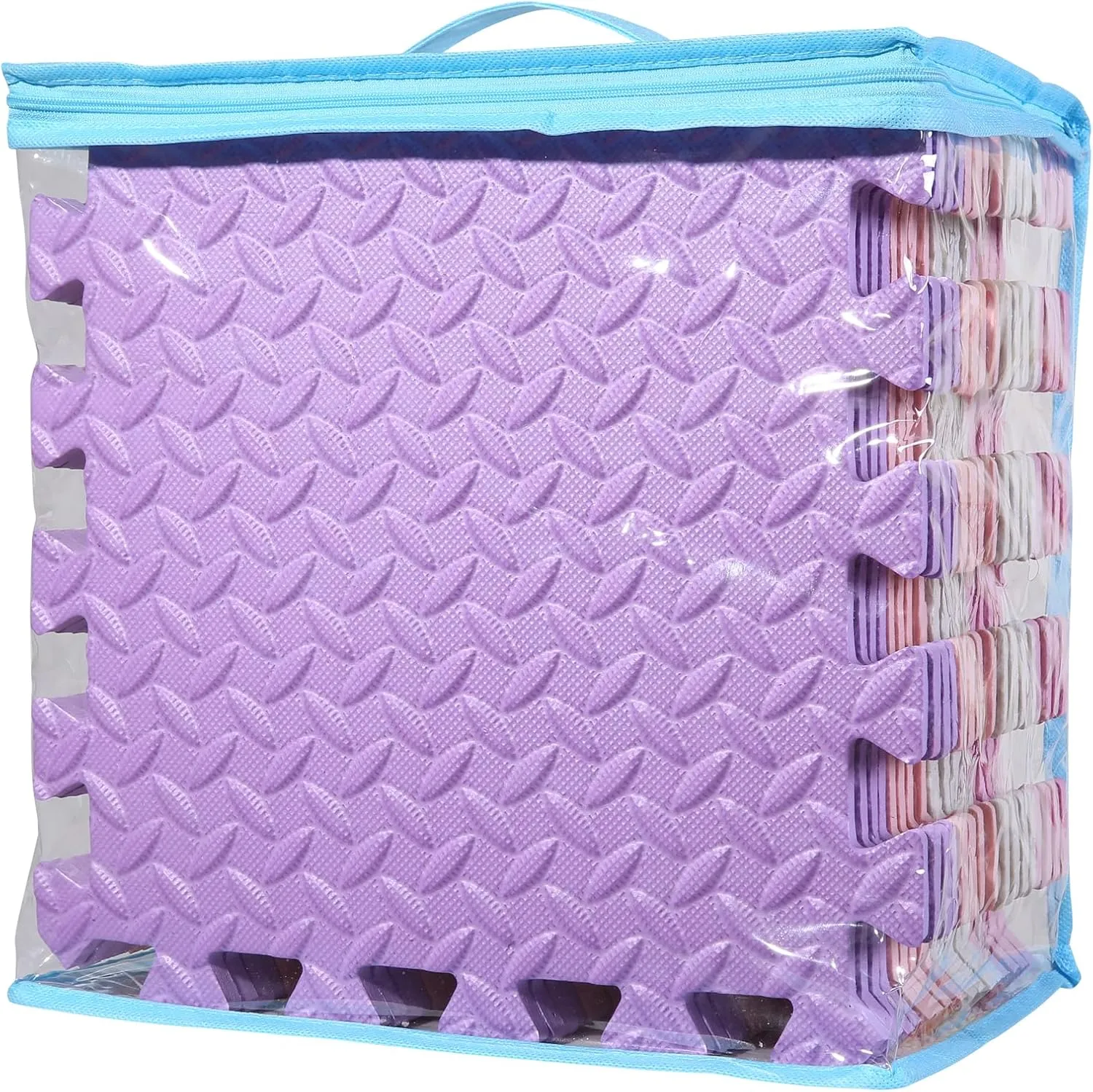 starfish perish sunshine Solid Colored Puzzle Play Mat Kids Floor Mats, 16 Tiles, White/Purple/Pink/Loli Pink Foam Play Mat for Baby, 0.4 Inch Thick Foam Interlocking Floor Mats, Soft Non-Toxic Baby Playmat, 