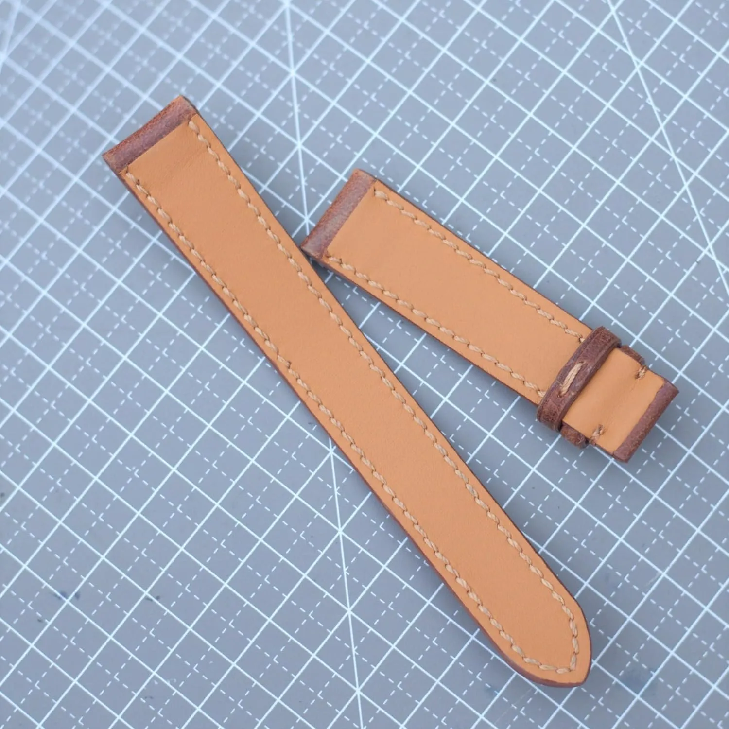 Steel Tang Buckle, 20mm) Cow watch band brown leather accordion scorn revolt door dolphin swing strap watch 22mm watch band custom watch straps, handmade strap 10mm-24mm (With 