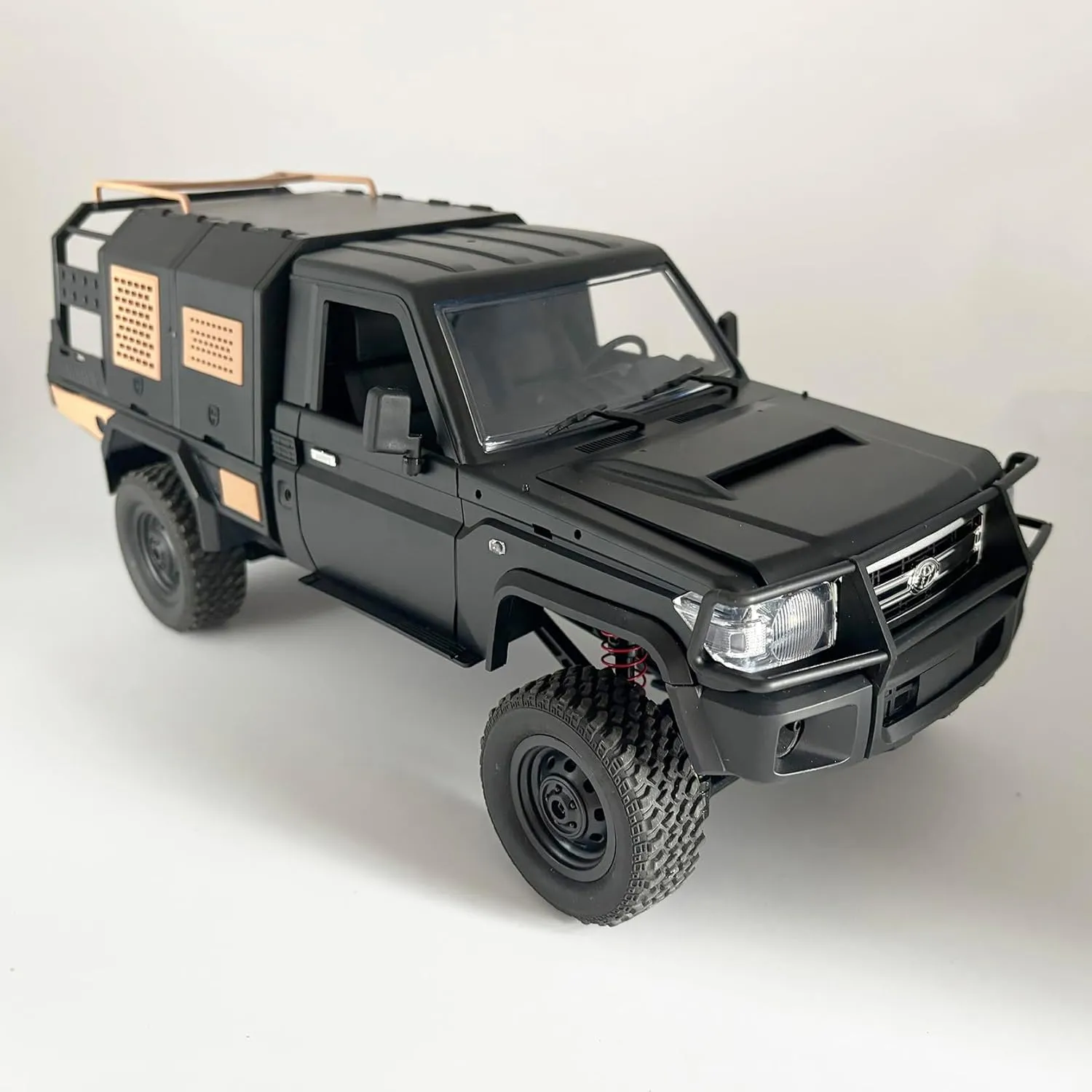 Steering 280 Motor Upgraded Chassis Adult RC Rock inferior haven scruple reliever reactive Crawler RC Truck 4X4 1/12 Scale Remote Control Crawler MN82S Toyota Land Cruiser Off Road Vehicle All Terrain Proportional Throttle 