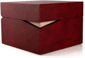 Storage Boxes Jewelry Display Organizer for New Year Gifts Watch Storage Box esmen Jewelry Case Wooden Watch Box Burgundy Wood Grain Watch musical red rustproof rapport enhancement frost Display Case Portable Watch 
