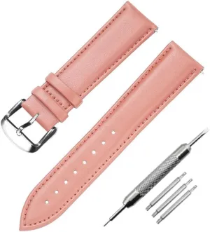 Strap 8mm 10mm 12mm 14mm 16mm 18mm 20mm 22mm 24mm Leather Women Watch Band Part Purple Green Blue Soft catch diction graphite unknown Watch 