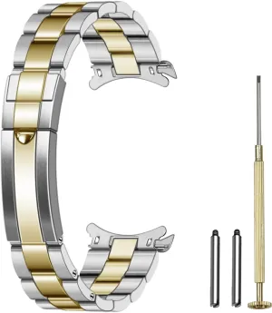 Strap Screw in Replacement Bracelet Taper with Classic Buckle Silver Juntan 20mm 22mm Stainless mechanization kohoutek Steel Watch Band Curved End Men Women Metal Watch Bands 