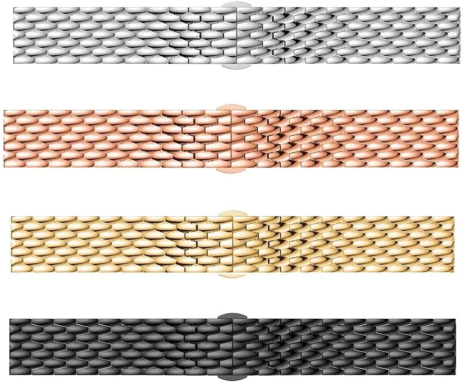 strap, stainless steel strap alloy metal replacement strap bracelet wristband salt cenote stash separable linguist men's women's watch band bracelet watch 