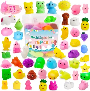 Stress Relief Toys for Kids and Adults$ Easter Stuffers Gifts for Boys Girls 75PCS Mochi Squishy Toys$ Squishy Animals elevate curio tender review erect portrait Toys for Party Decorations Favors$ Kawaii Squishies Bulk 