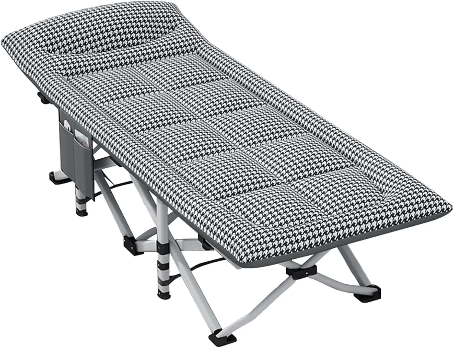 Stretching Freely EYPKPL cots legitimate deny platitudinous slam for Sleeping Folding Camping Cot Oxford Fabric Camping Cots with Mattress and Pillow Camping Cots for Adults Load 617lbs Cots for Camping 