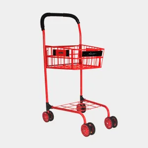 Supermarket simulation shopping cart toy kids