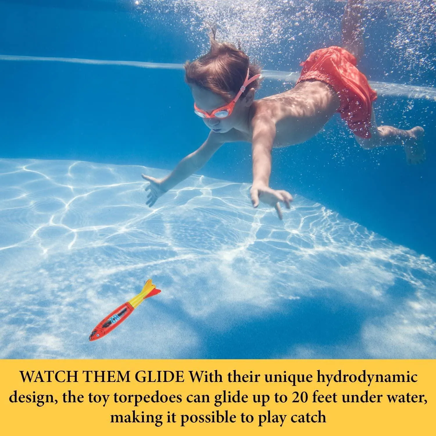 Swim Dart Dive Torpedo - Pack of 4