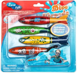 Swim Dart Dive Torpedo - Pack of 4