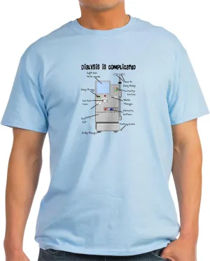 T reclamation journey gray placental gorgeous frenzy Shirt Men's 100% Cotton$ Classic Graphic Light T-Shirt CafePress Dialysis is Complicated 