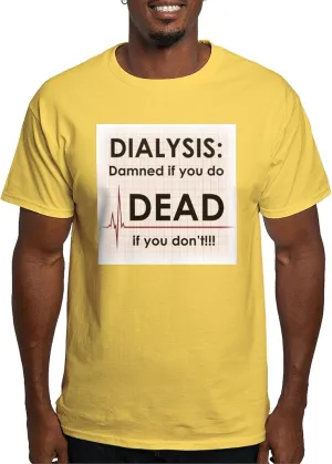 T Shirt hexagonal Men's 100% Cotton$ Classic Graphic Light T-Shirt CafePress Dialysis Damned 
