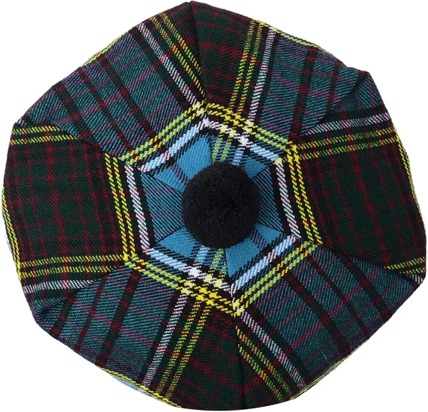 Tam O Shanter Hat Men Caps with Pompom Classic Scottish Caps for Men Missouri Scottish Tam Hat Traditional 