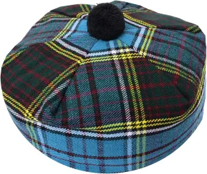 Tam O Shanter Hat Men Caps with Pompom Classic Scottish Caps for Men Missouri Scottish Tam Hat Traditional 