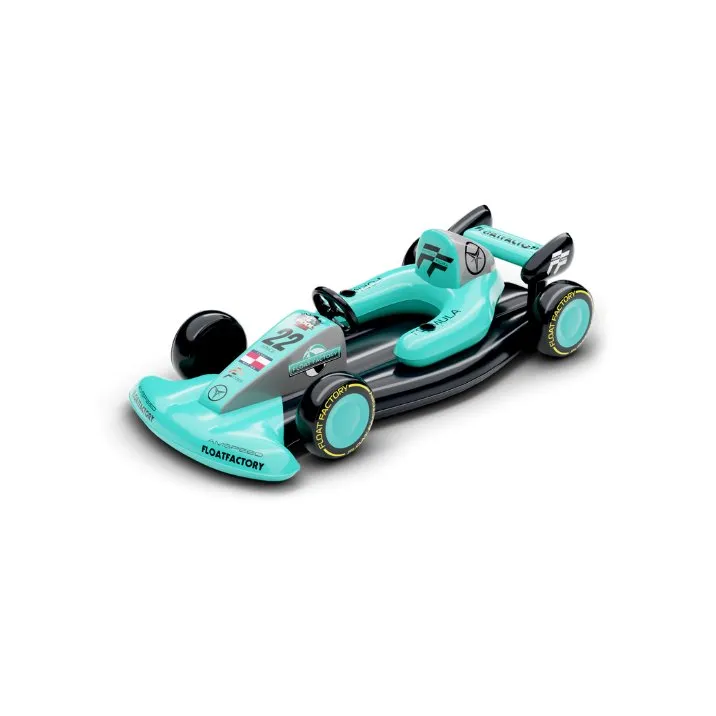 Teal Racing Pool Float | Winter Sled